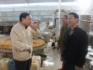 福建省地方稅務(wù)局局長(zhǎng)李國(guó)瑛到我公司檢查工作